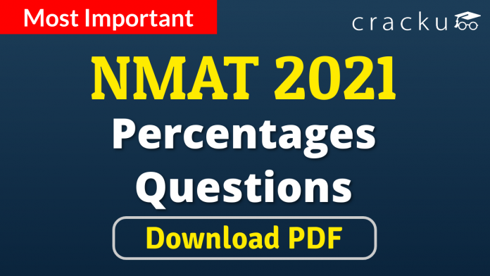 NMAT Percentages Questions