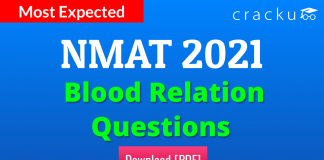 NMAT Blood Relations Questions PDF