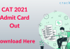 CAT 2021 Admit Card Download