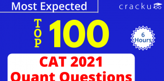 Most important CAT quantitative aptitude questions