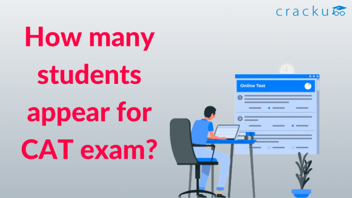 How many students appear for CAT exam