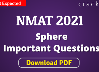 NMAT Sphere Questions