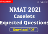 NMAT Caselets Questions