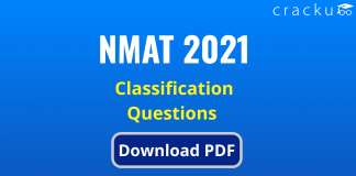 Classification Questions for NMAT