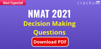 Decission Making Questions for NMAT - Download [PDF]