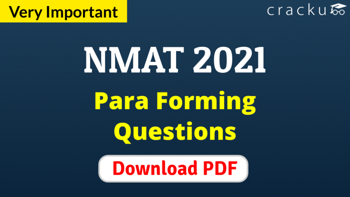 NMAT Para Forming Questions