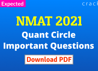 NMAT Circle Questions