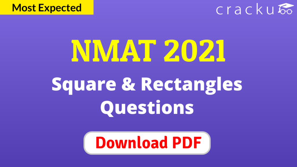 Square and Rectangles Questions for NMAT - Download [PDF] - Cracku