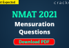 NMAT Mensuration Questions