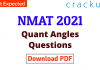 Angles Questions for NMAT