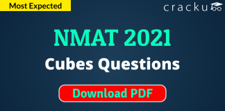 NMAT Cubes Questions
