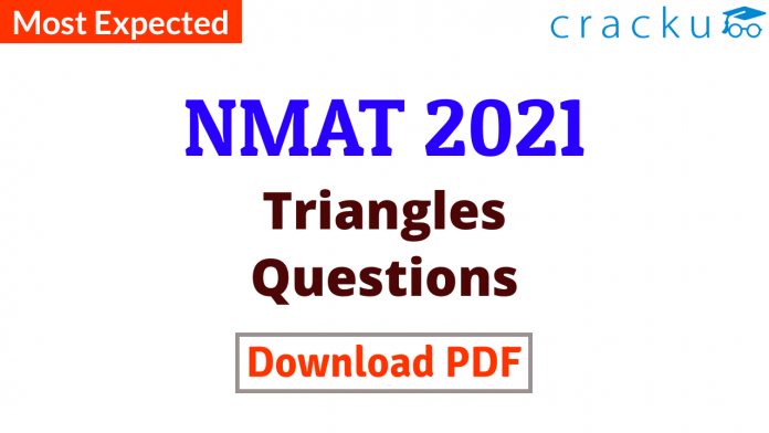 Triangles questions for NMAT