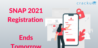 SNAP 2021 registration ends tomorrow