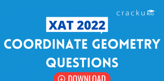 Coordinate Geometry questions for XAT 2022