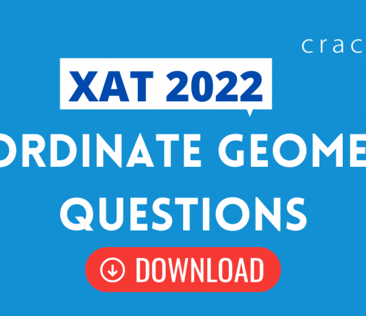 Coordinate Geometry questions for XAT 2022