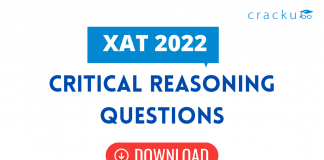 Critical reasoning questions XAT 2022