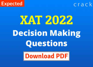 Decision Making Questions for XAT