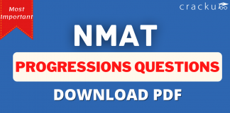 NMAT Progressions Questions PDF