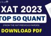 TOP 50 XAT QUANT QUESTIONS