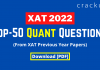 Top - 50 XAT 2022 Quant Questions