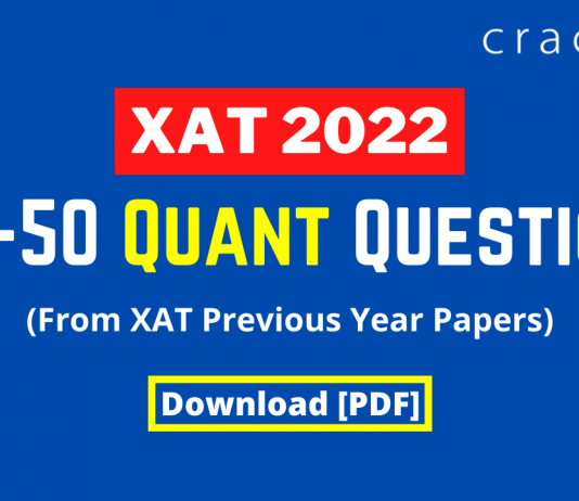 Top - 50 XAT 2022 Quant Questions