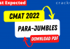 Para-Jumbles Questions For CMAT 2022