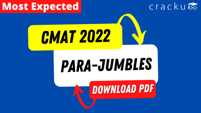 Para-Jumbles Questions For CMAT 2022