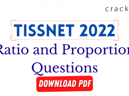 Ratio and Proportion Questions for TISSNET 2022