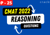 Reasoning Questions for CMAT