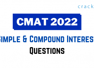Simple & Compound Interest Questions for CMAT