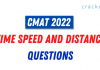 Time, Speed and Distance Questions for CMAT