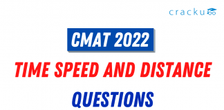 Time, Speed and Distance Questions for CMAT