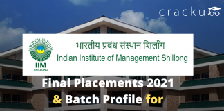 IIM shillong Placements and Batch profile
