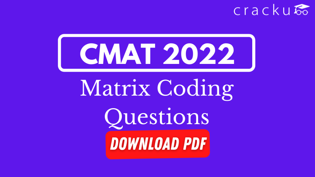 Coding Matrix Questionnaire Matrix Coding Questions for CMAT PDF - Cracku