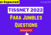 Para Jumbles Questions for TISSNET 2022