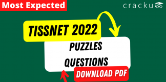Puzzles questions for TISSNET 2022