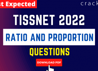 Ratio and Proportion Questions for TISSNET 2022