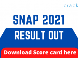 SNAP 2021 Result out