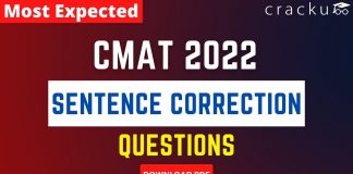 Sentence Correction Questions for CMAT 2022