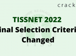 TISSNET Final Selection Criteria