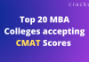 Colleges accepting CMAT Scores