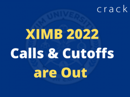 XIMB Calls are Out