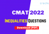 Inequalities Questions for CMAT 2022