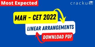 Linear arrangements for MAH-CET 2022