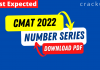 Number series for CMAT 2022