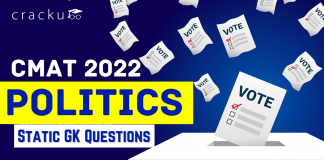 Politics Questions for CMAT 2022