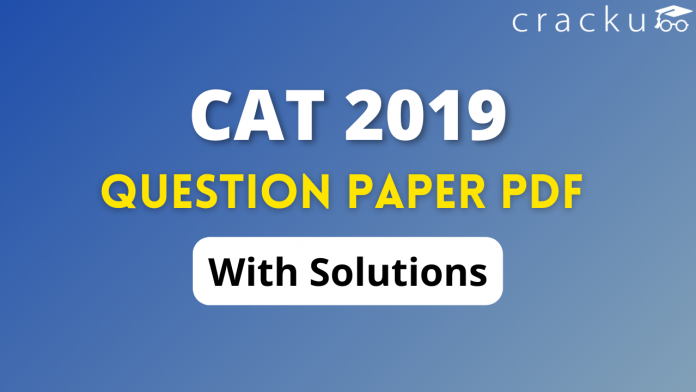 cat 2019 question paper