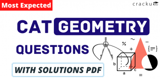 CAT Geometry Questions PDF