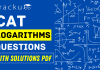 CAT Logarithm Questions PDF