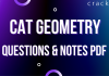 CAT Geometry Questions